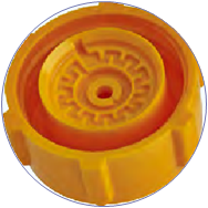 Clog Resistant, Wide Labyrinth
