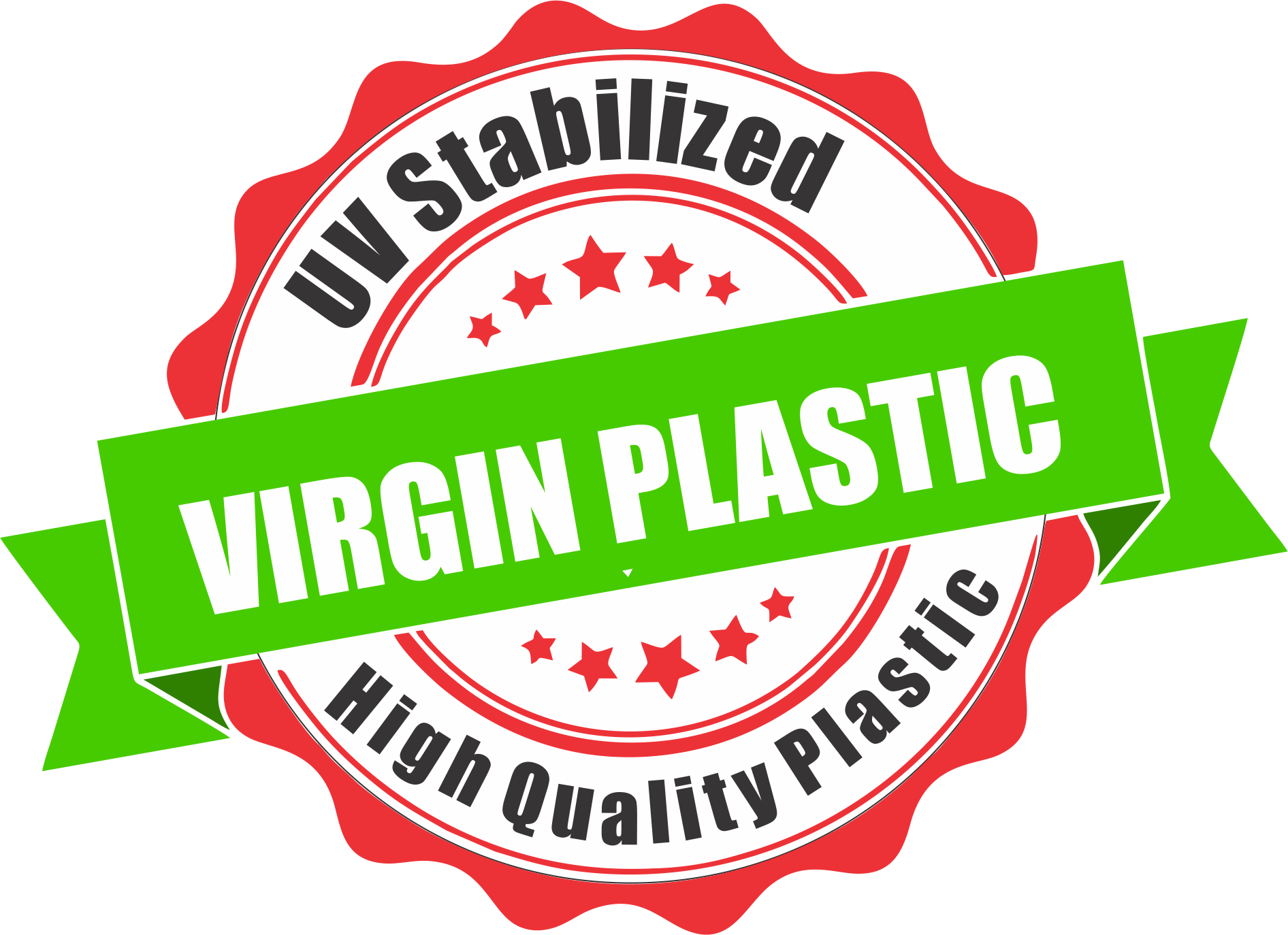 Virgin plastic raw material