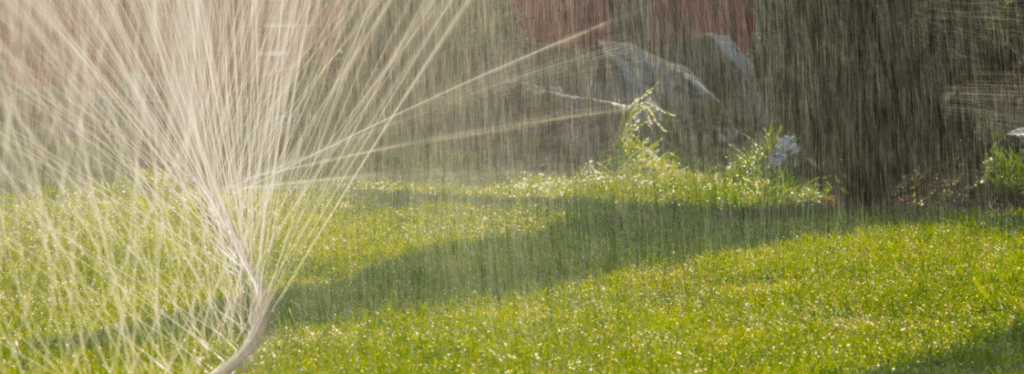 Laser Spray rain pipe in action