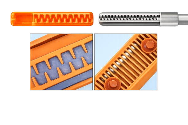 3D inlet filter with cascade labyrinth